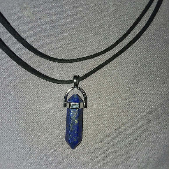 Double choker - Lapis Lazuli - Picture 1 of 3